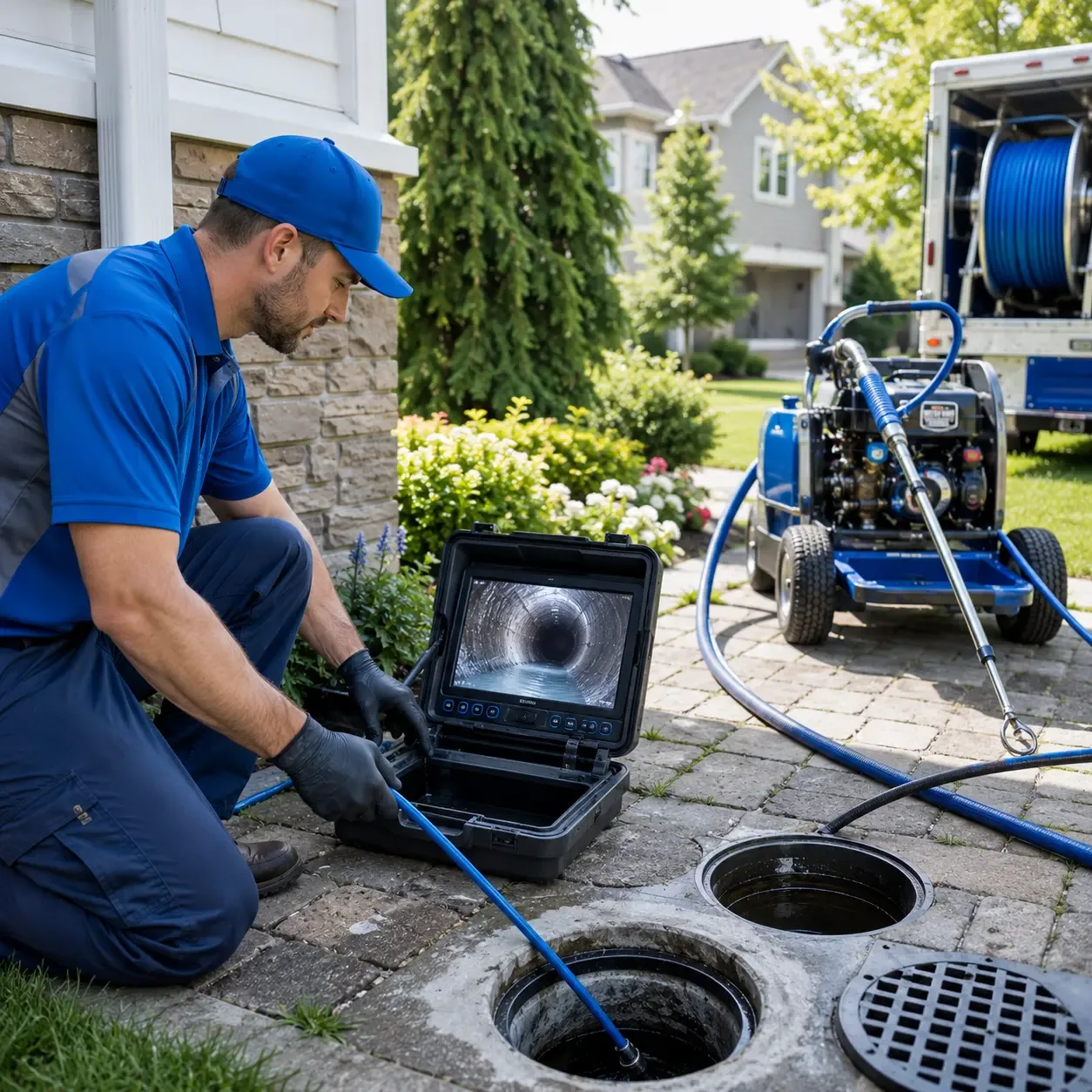 Outdoor drain cleaning professionals serving East Hampton, CT